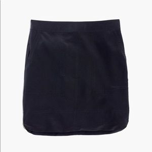 Madewell Silk distance skirt